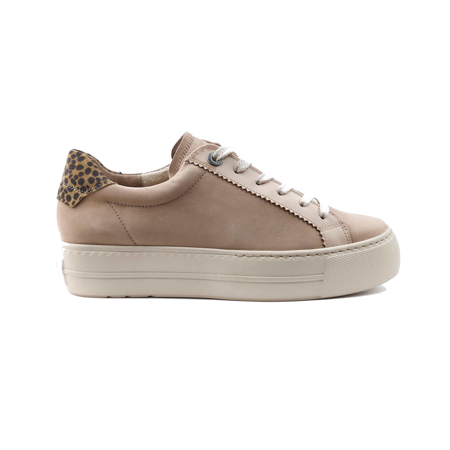 Paul Green beige super soft nubuck women's sneakers 5241-024