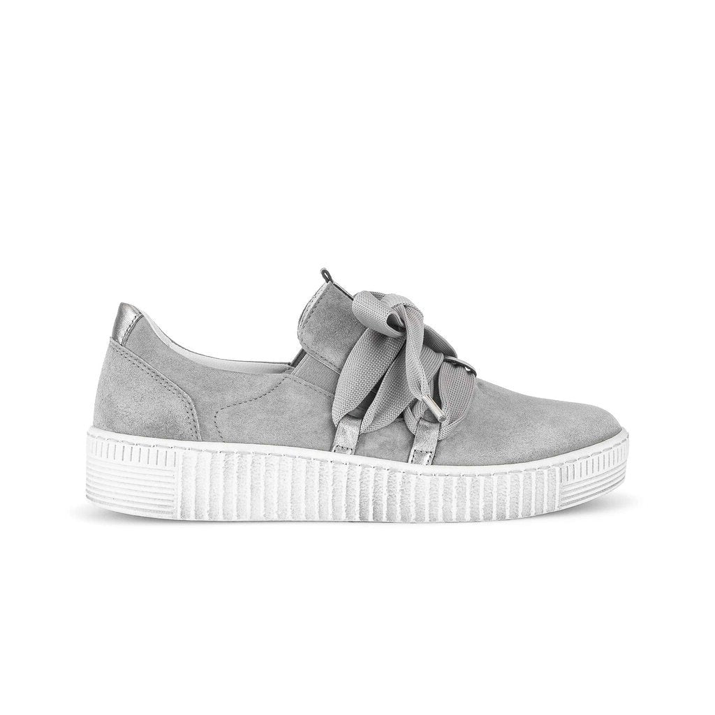 Gabor Waltz stone suede slip-on platform summer dress sneaker 43.333