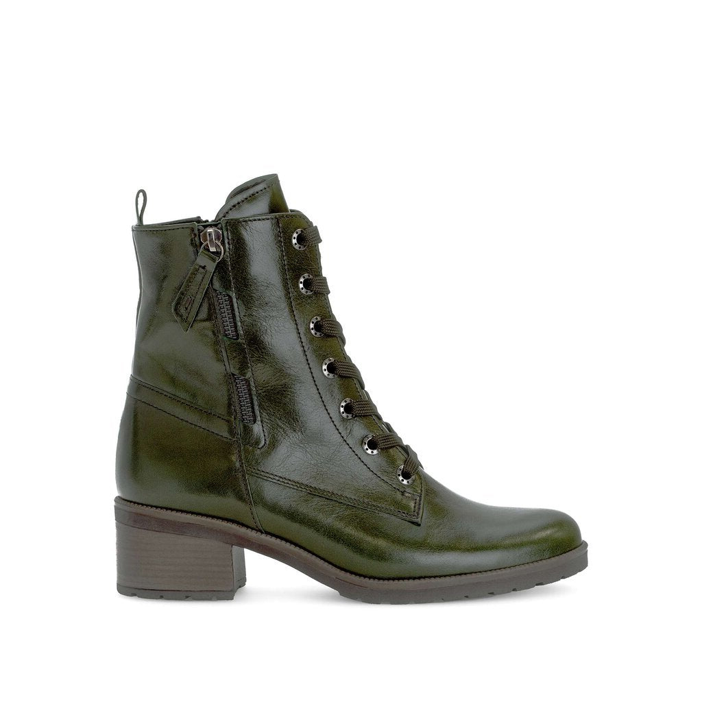 Forest green ankle boots best sale