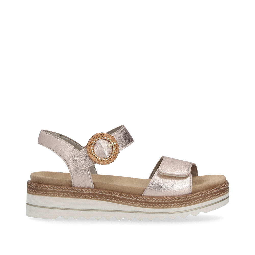 Gold walking sandals online