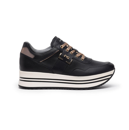 NeroGiardini Leather Platform Trainers I308380D