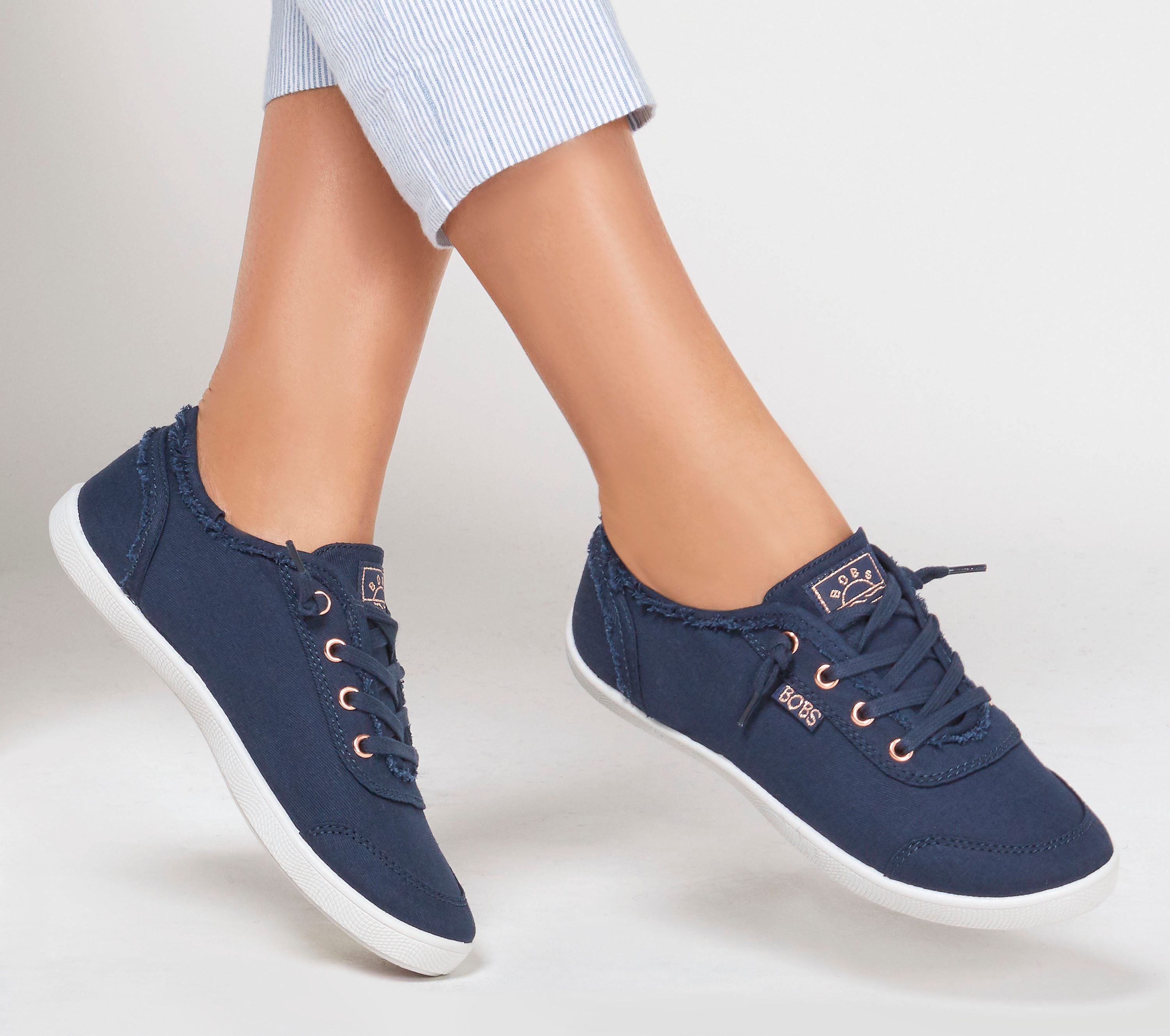 Skechers bobs slip-on shoes - love at first bite Clearance