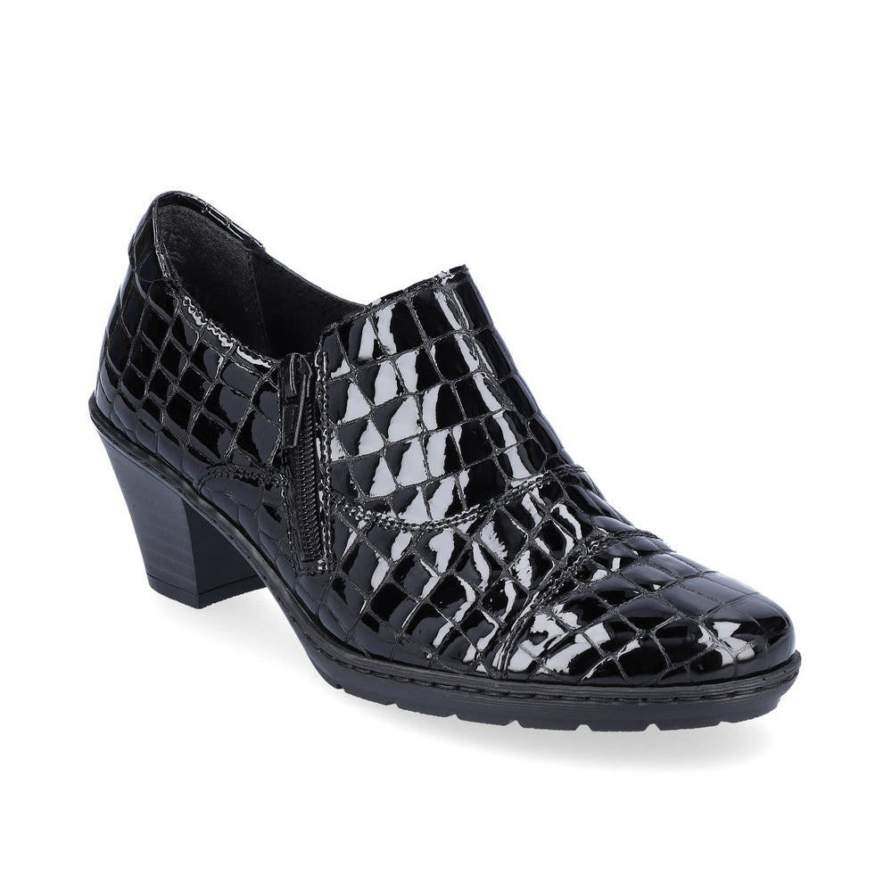 Rieker patent hot sale shoes