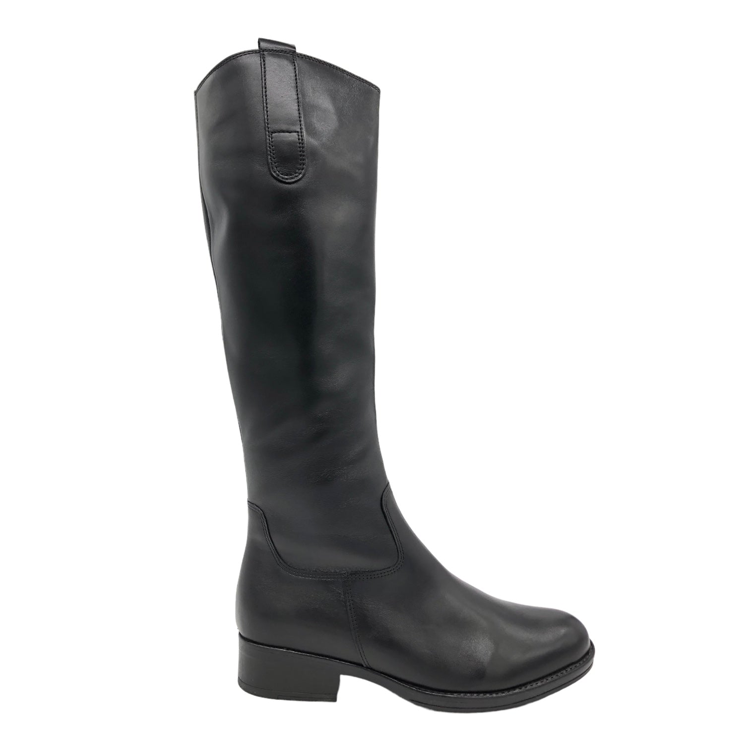 Gabor Brook XS extra slim leg riding boots Black Leather