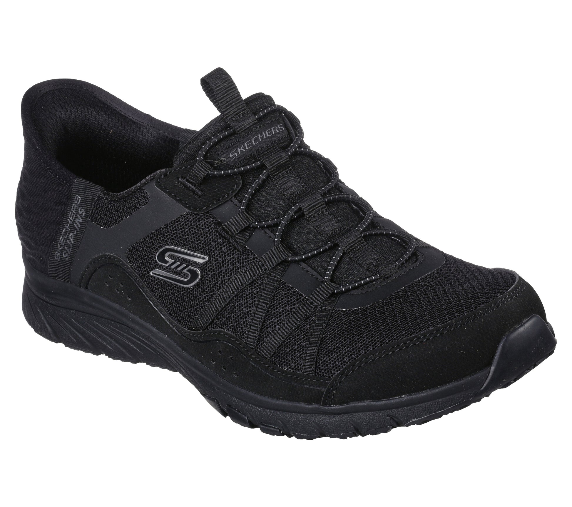 Trainers Womens Black Skechers Memory Foam Women's SKECHERS