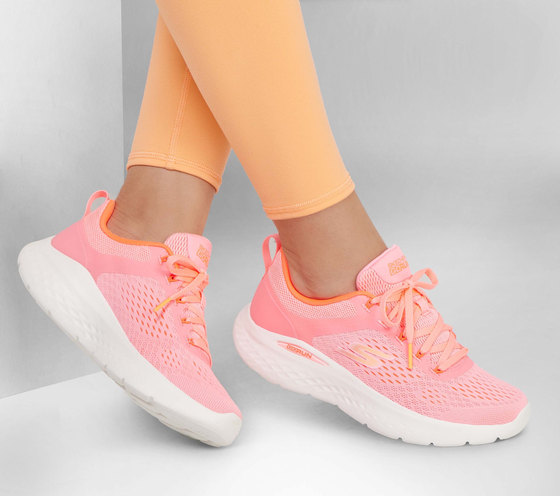 Shoes Skechers Skechers Go Run Pink Skechers 129423 Go Run Lite