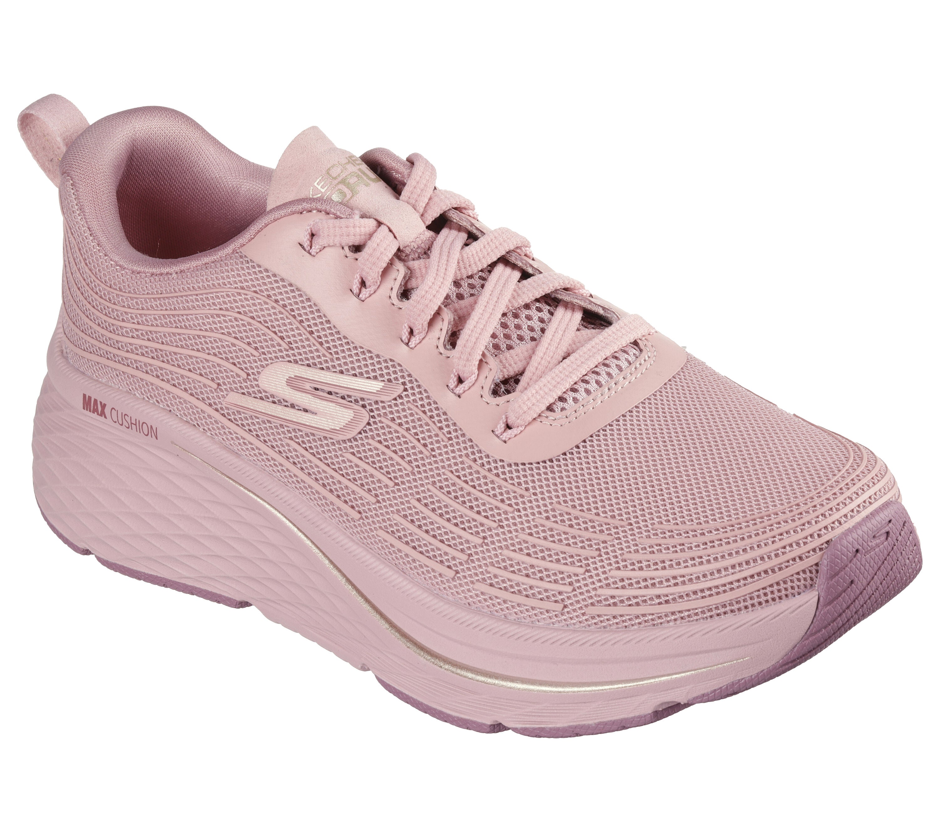 Skechers 129600 Max Cushioning Elite 2.0 rose pink trainers Arnouts Shoes