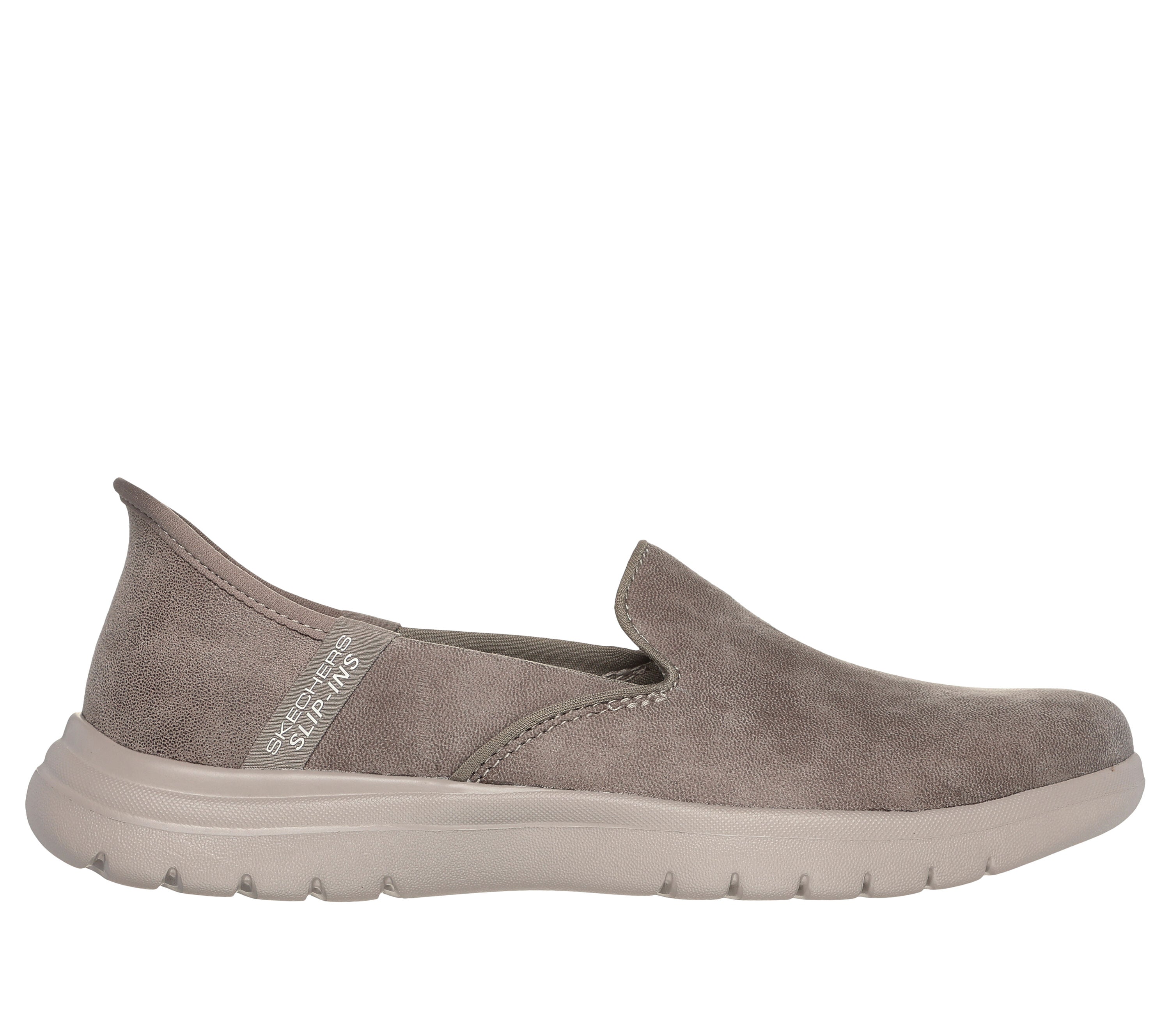 Skechers suede slip on online