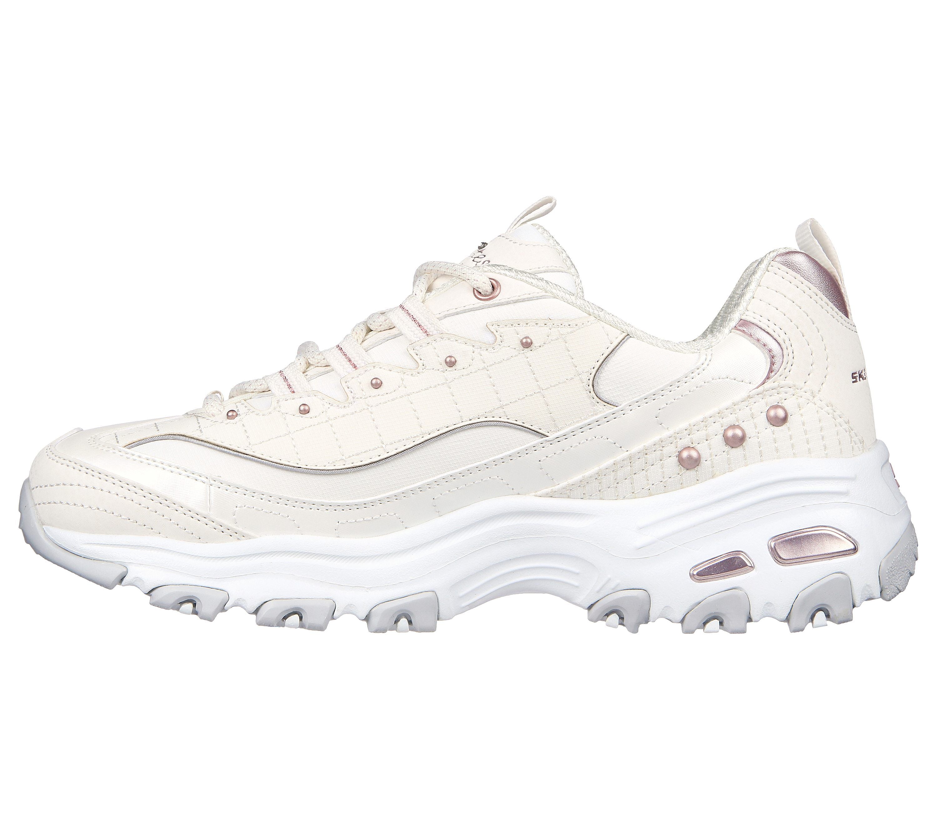 Skechers d lites womens white deals