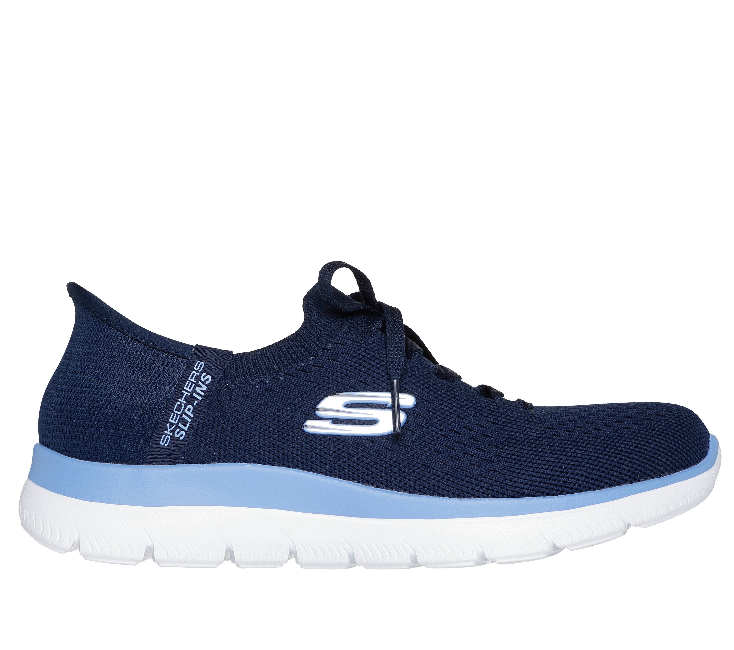 Skechers 150263 Summits new Daily navy blue slip in sneakers – Arnouts ...