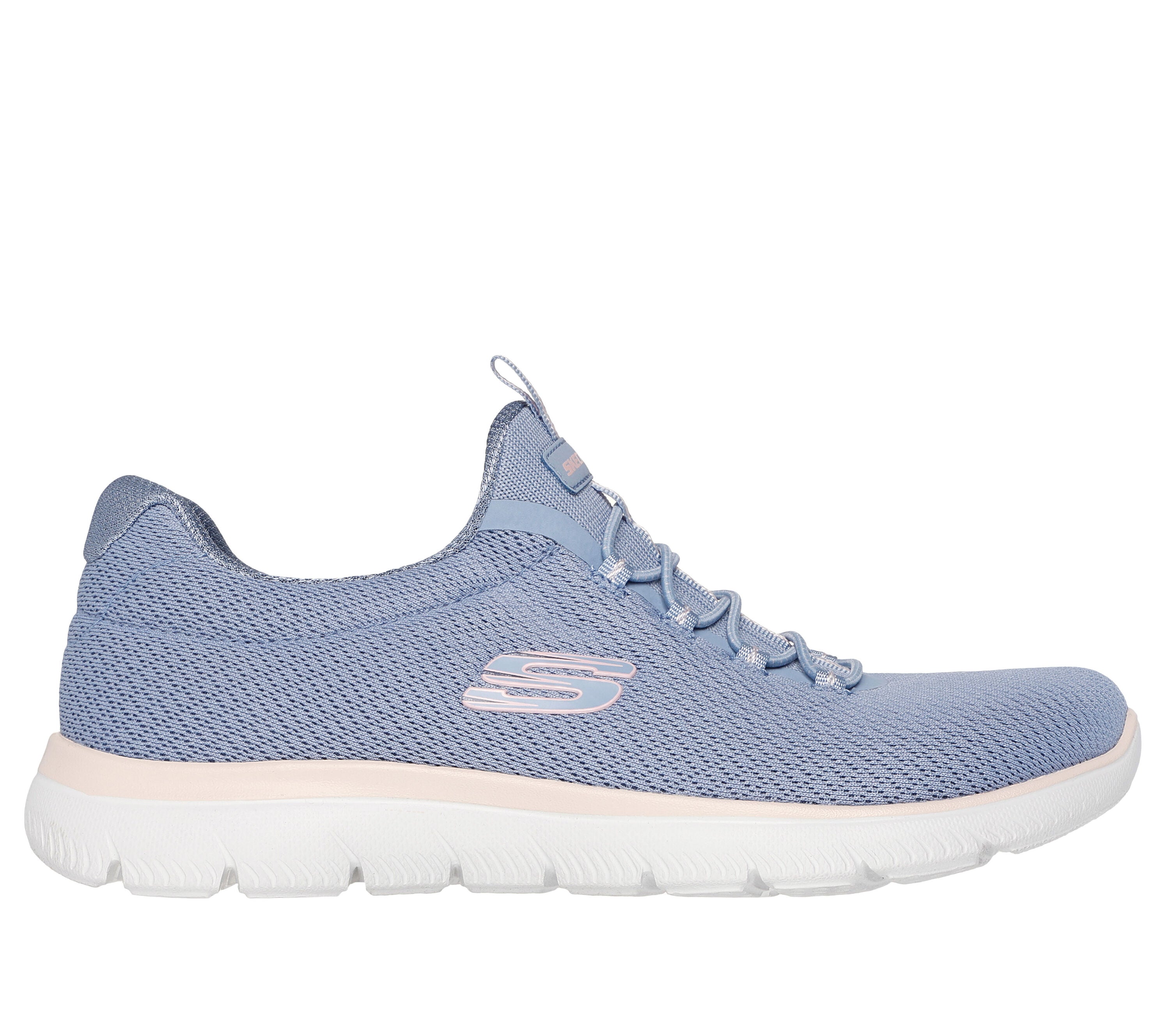 Skechers 150268 Summits blue multi lightweight slip on sneakers ...