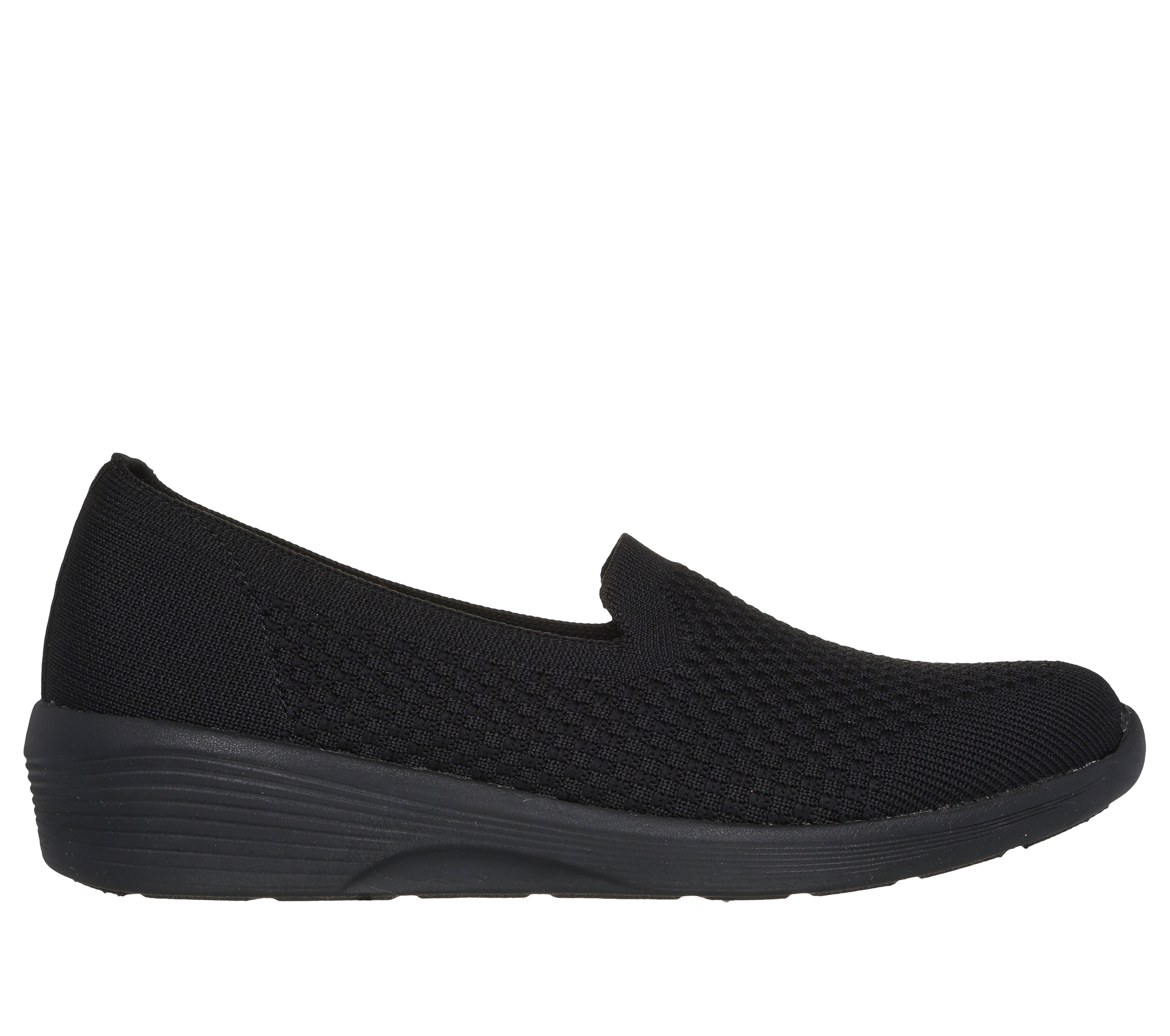 Skechers Arya Clear skies 158761 black slip on pumps – Arnouts Shoes