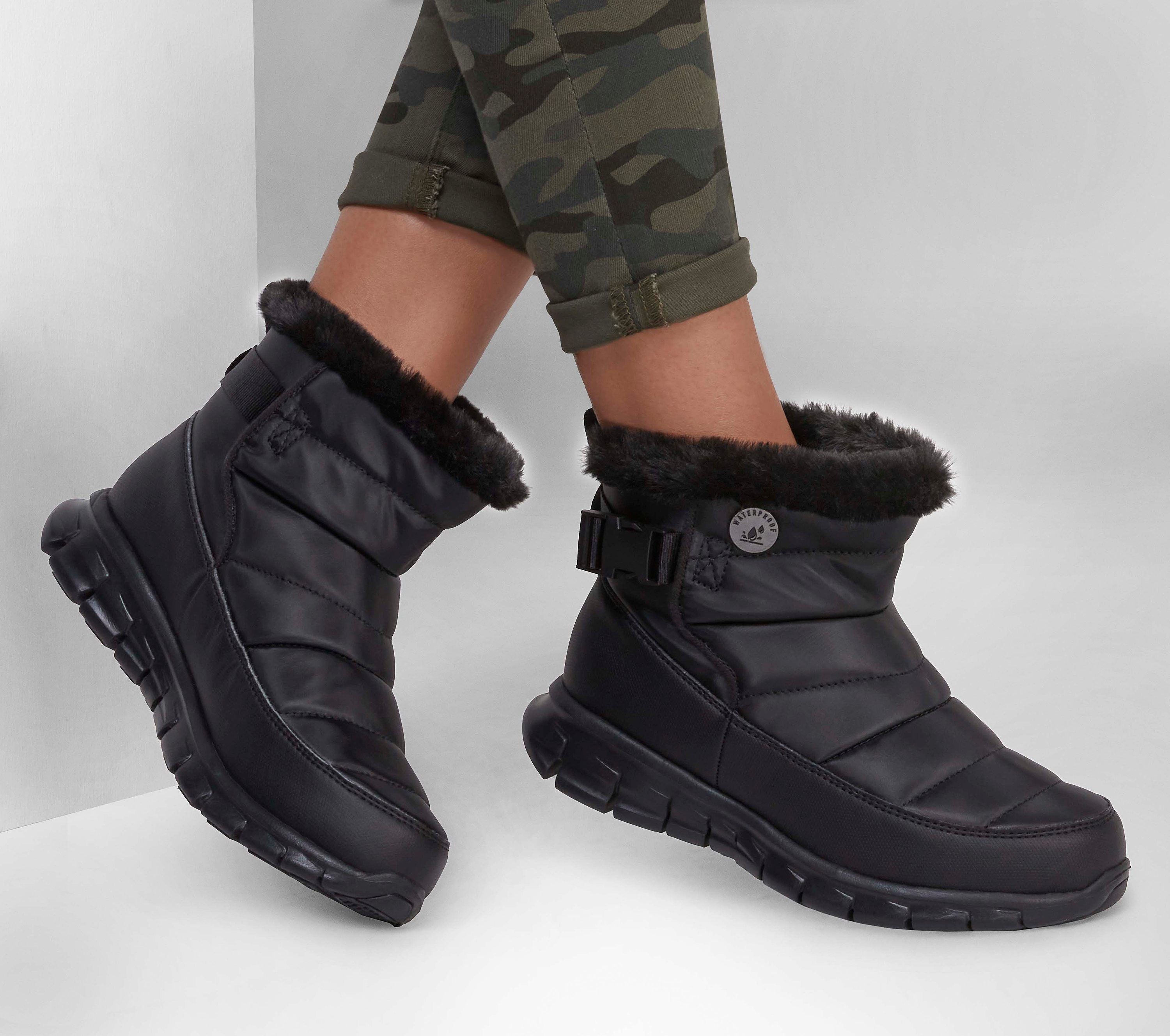 Skechers warm tech on sale memory foam boots