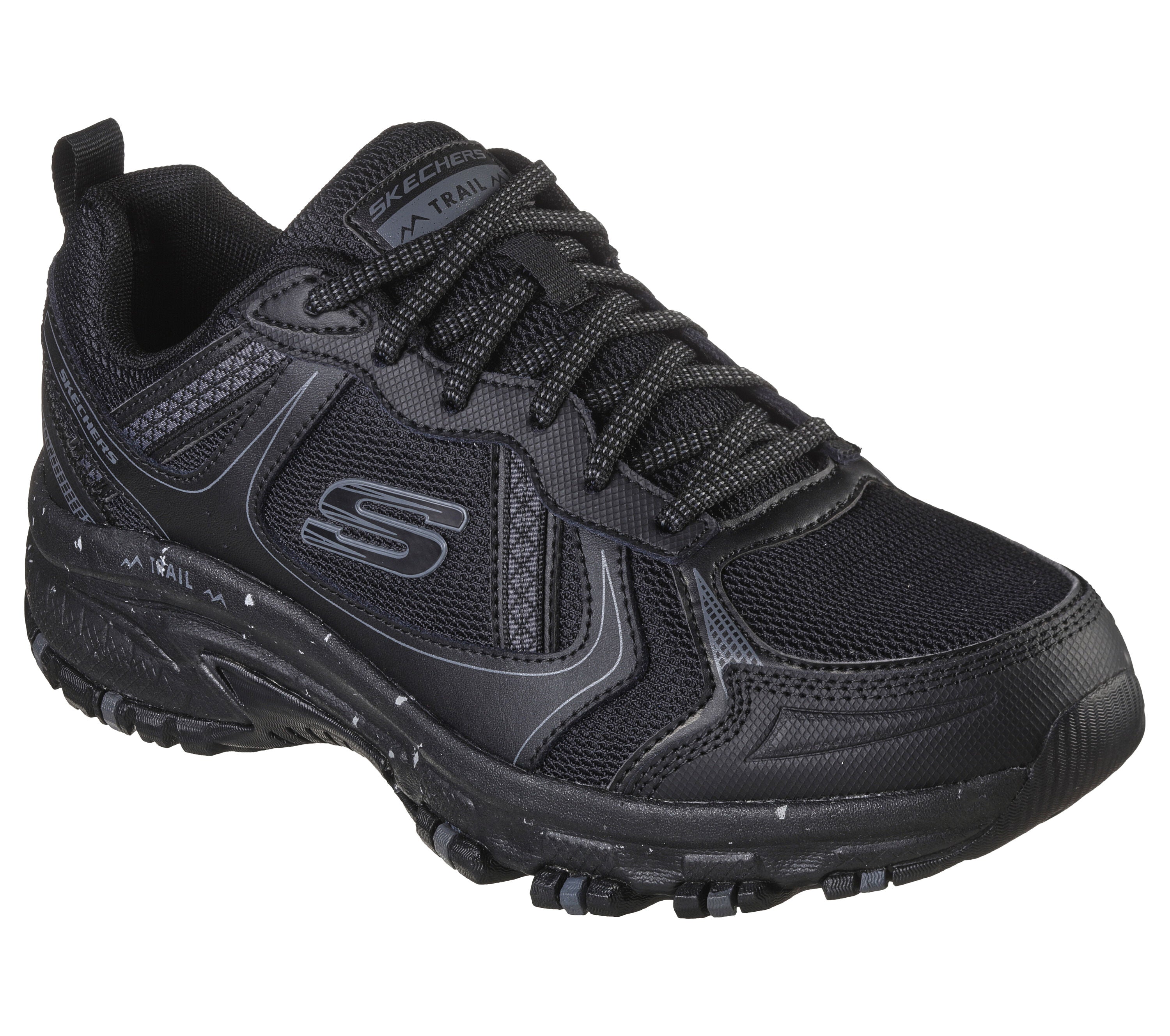 Skechers Men s black trail shoes Hill Crest Vast adventure leather Arnouts Shoes