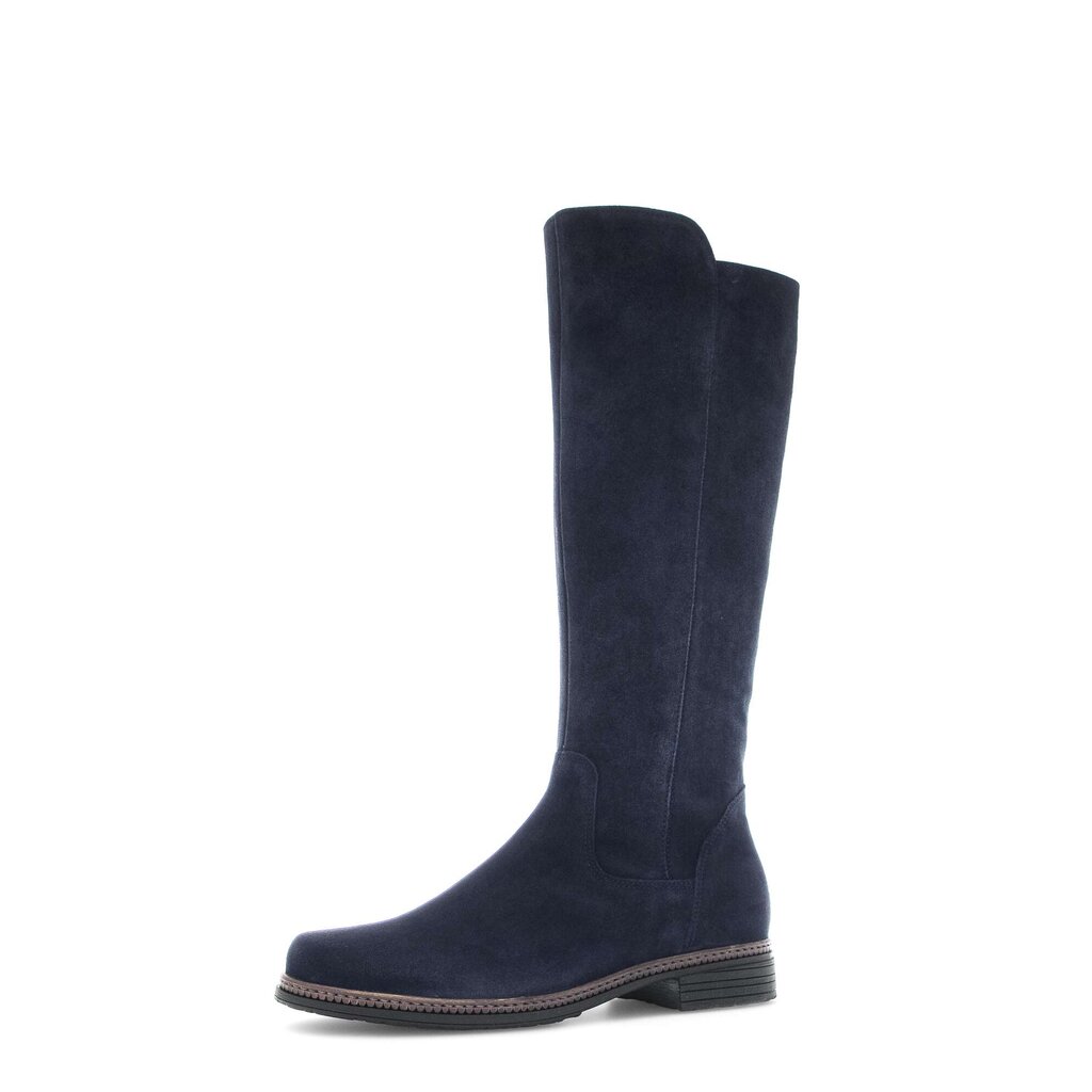 Knee high navy suede boots online