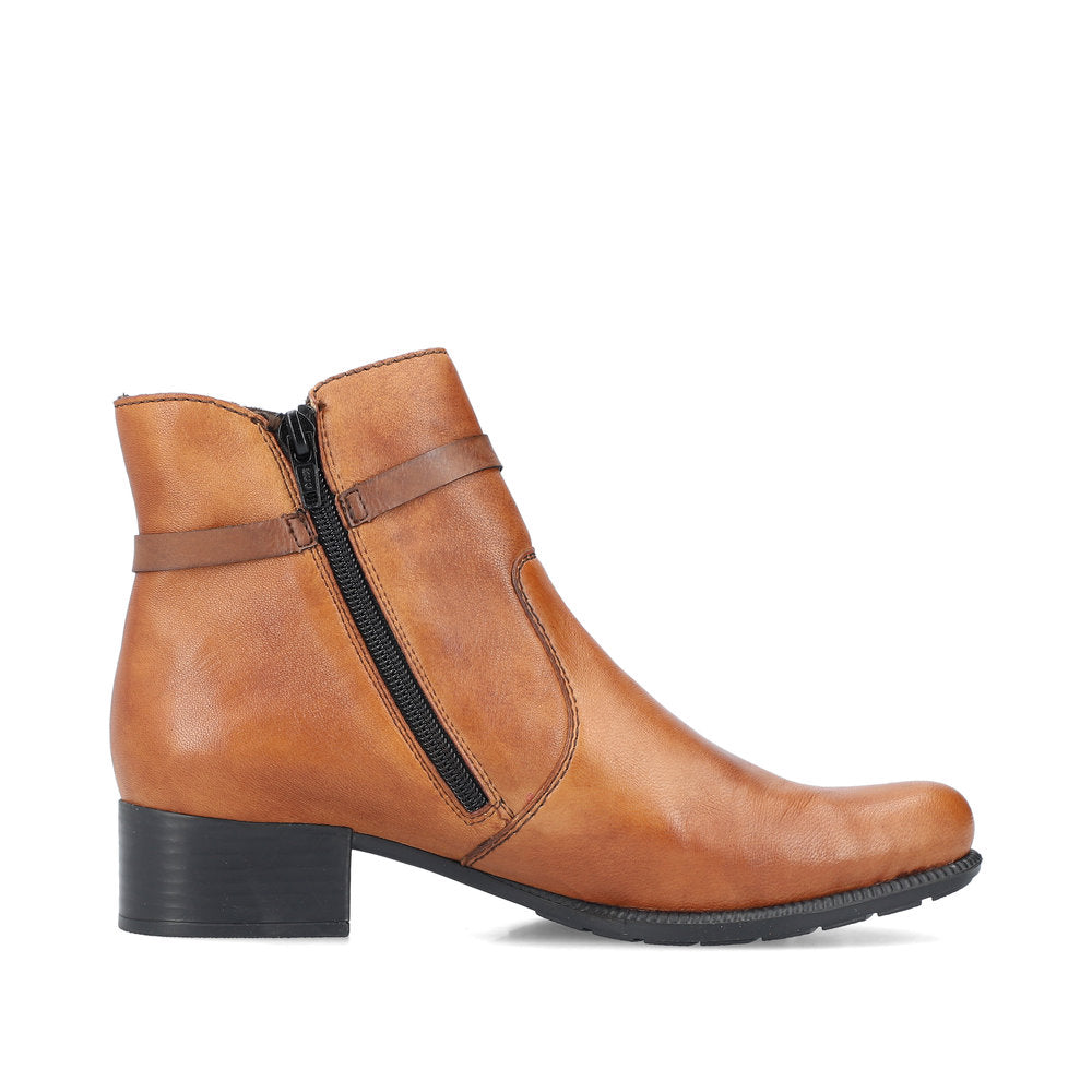 Tan leather ankle boots low outlet heel