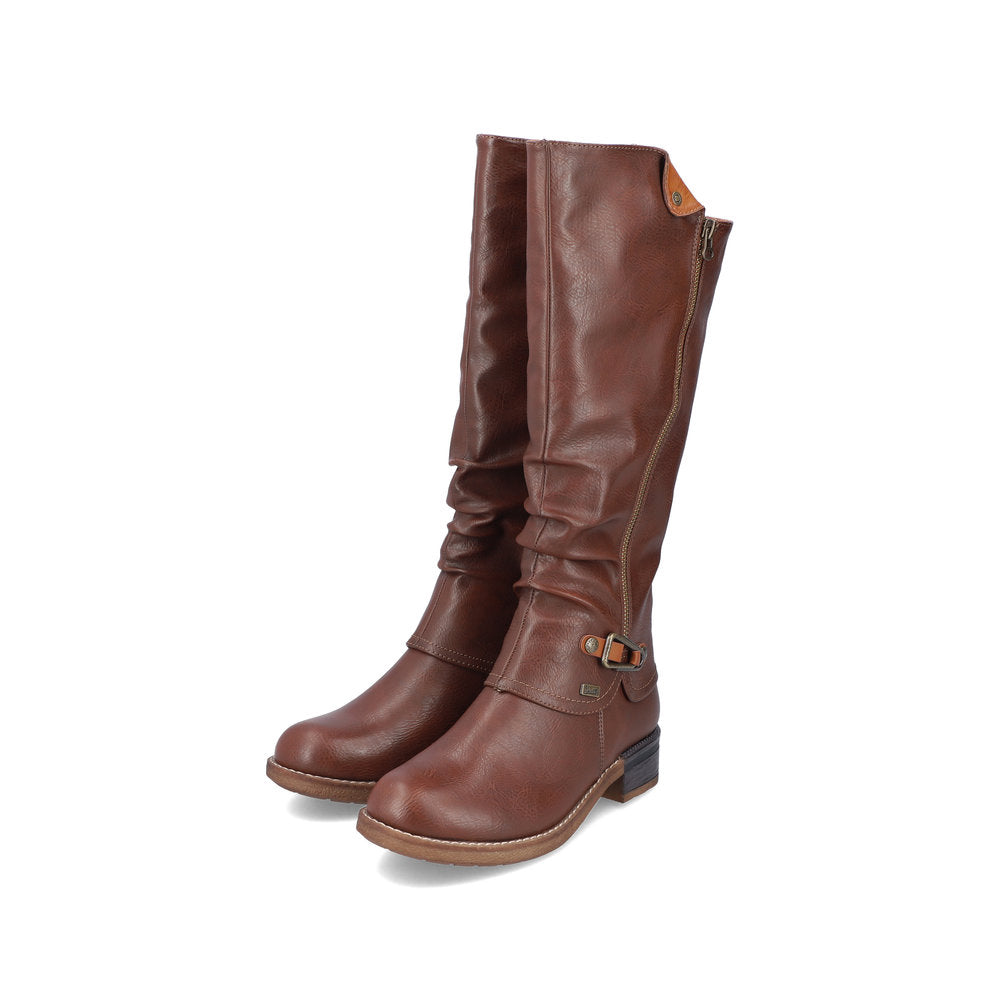 Rieker 94652 Bernadette knee high waterproof Rieker Tex boots Arnouts Shoes