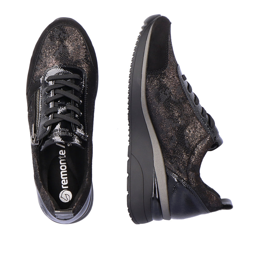 Remonte Dames Lage Sneakers D2401 - Comfortabel Met Uitneembare Zool En Brede Pasvorm