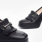 NeroGiardini Heeled Leather Loafers I308212D