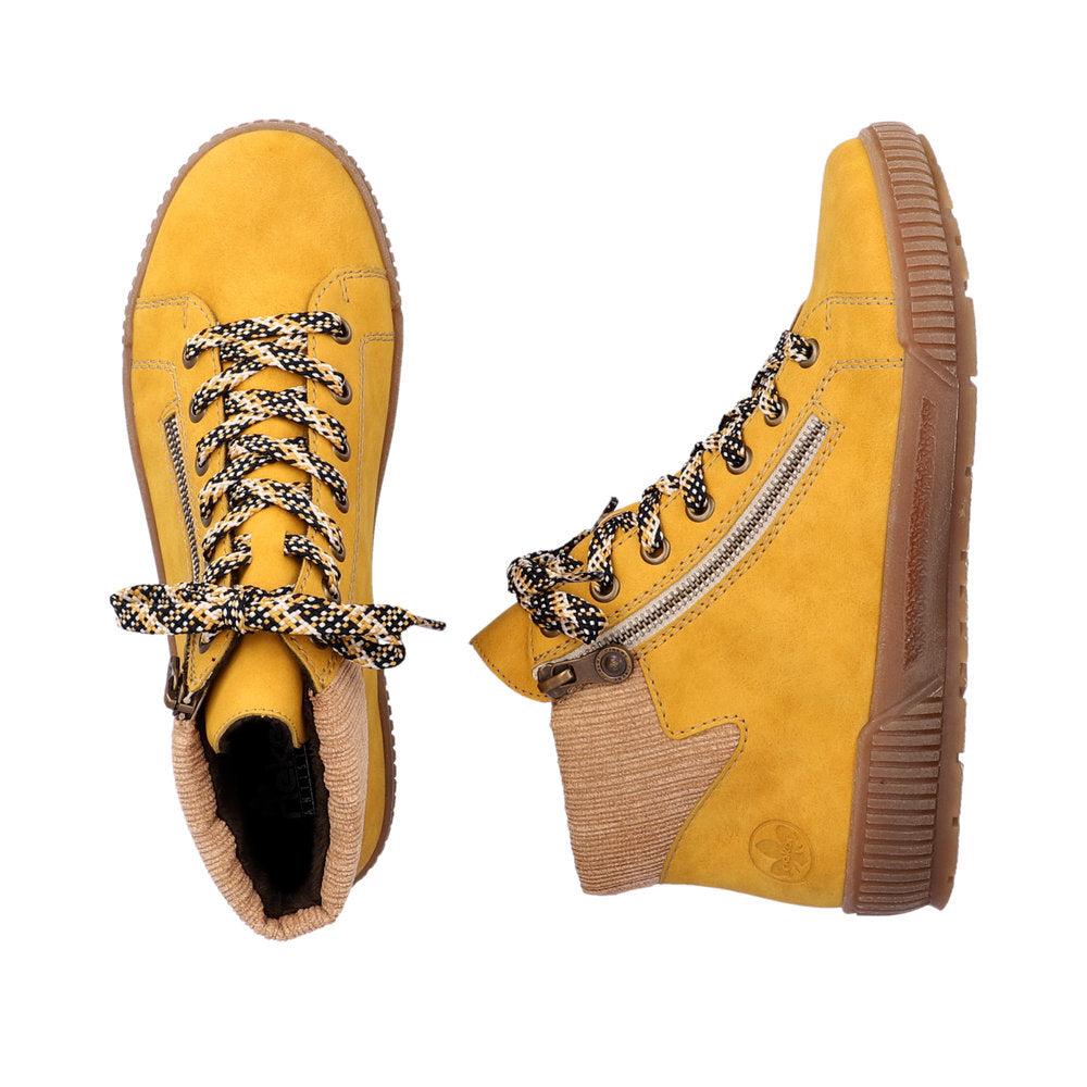 Rieker store boots yellow