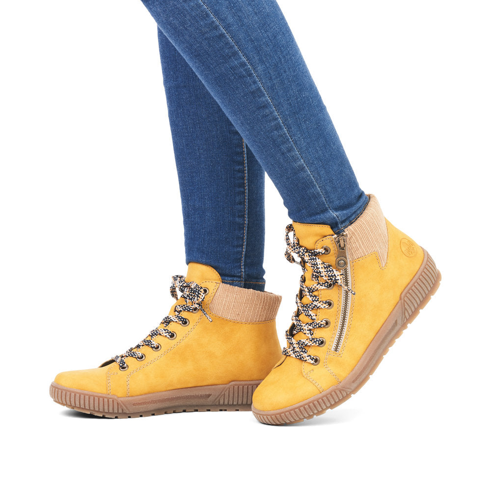 Rieker yellow sale boots