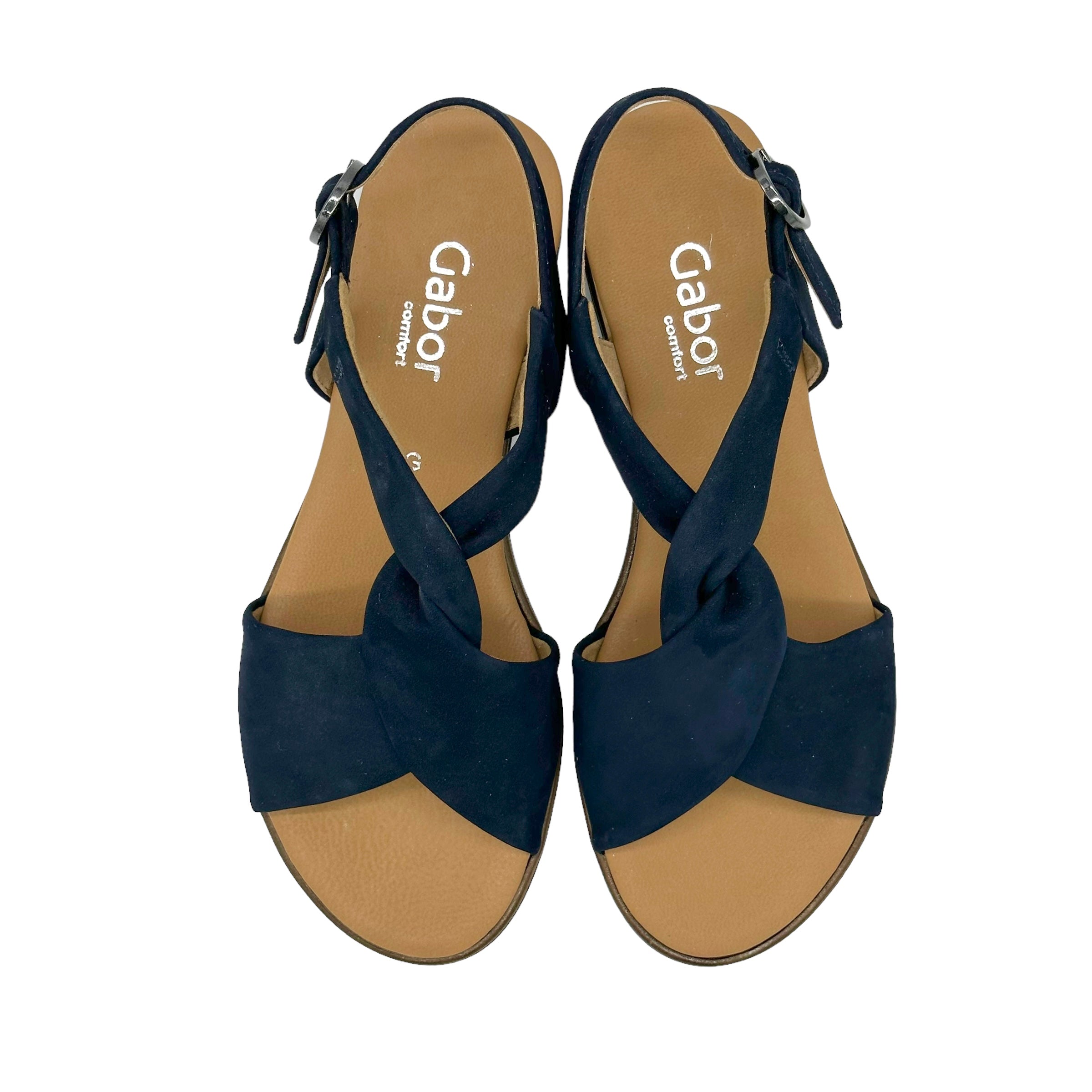 Navy gabor sandals hotsell