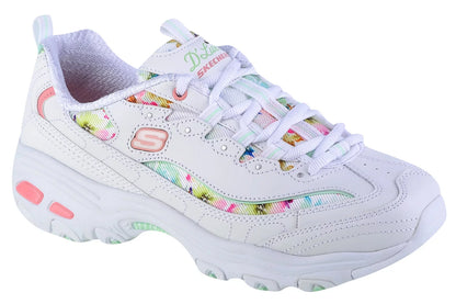 Skechers 149267 D'Lites-Blooming Fields white lace up Chunky