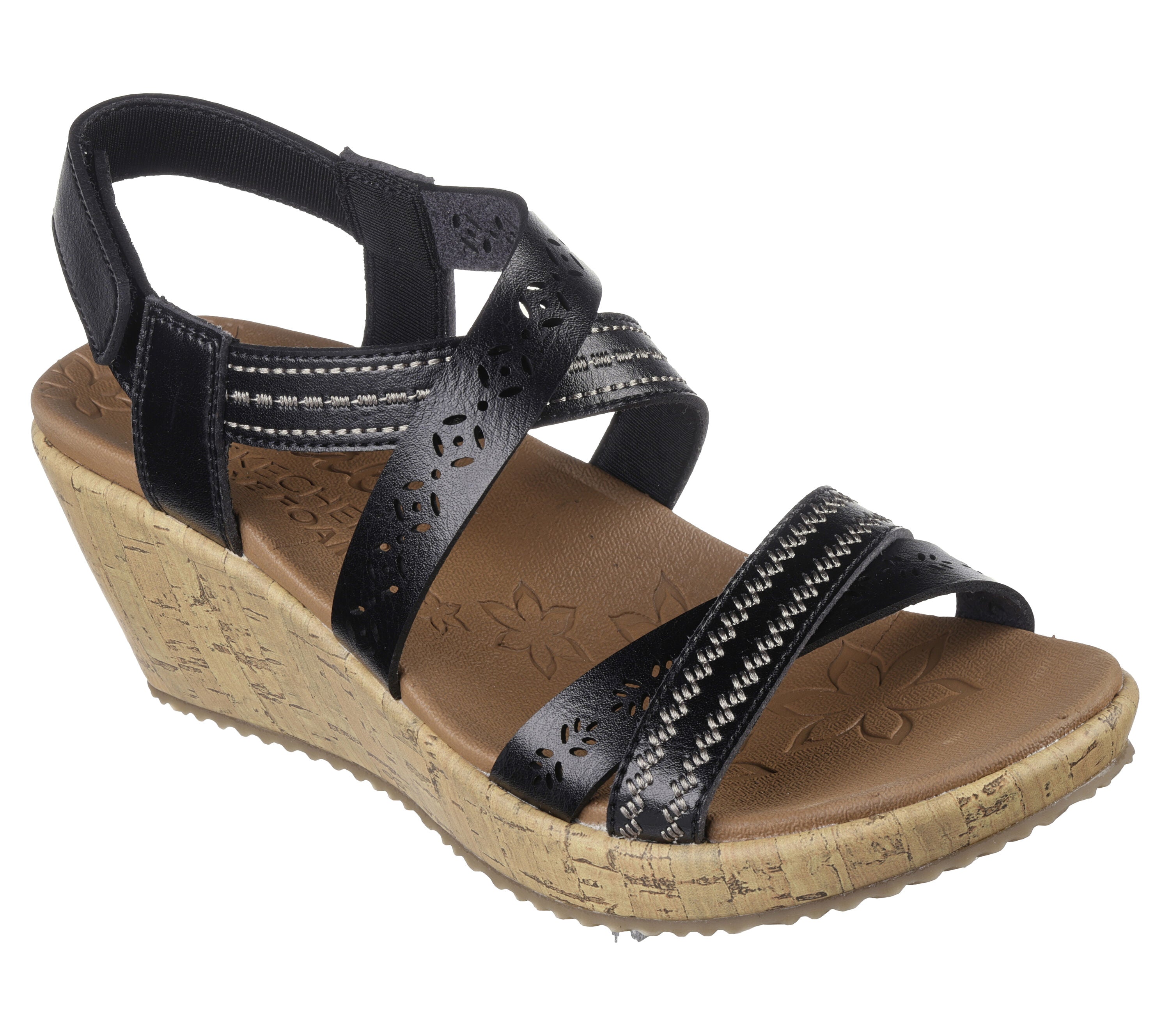 Skechers beverlee sale wedge sandals