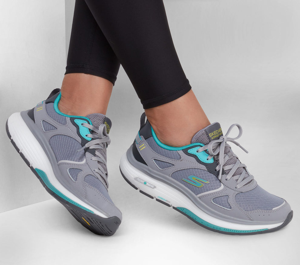 Skechers Go Walk - Workout Walker rocker sole trainers for plantar ...