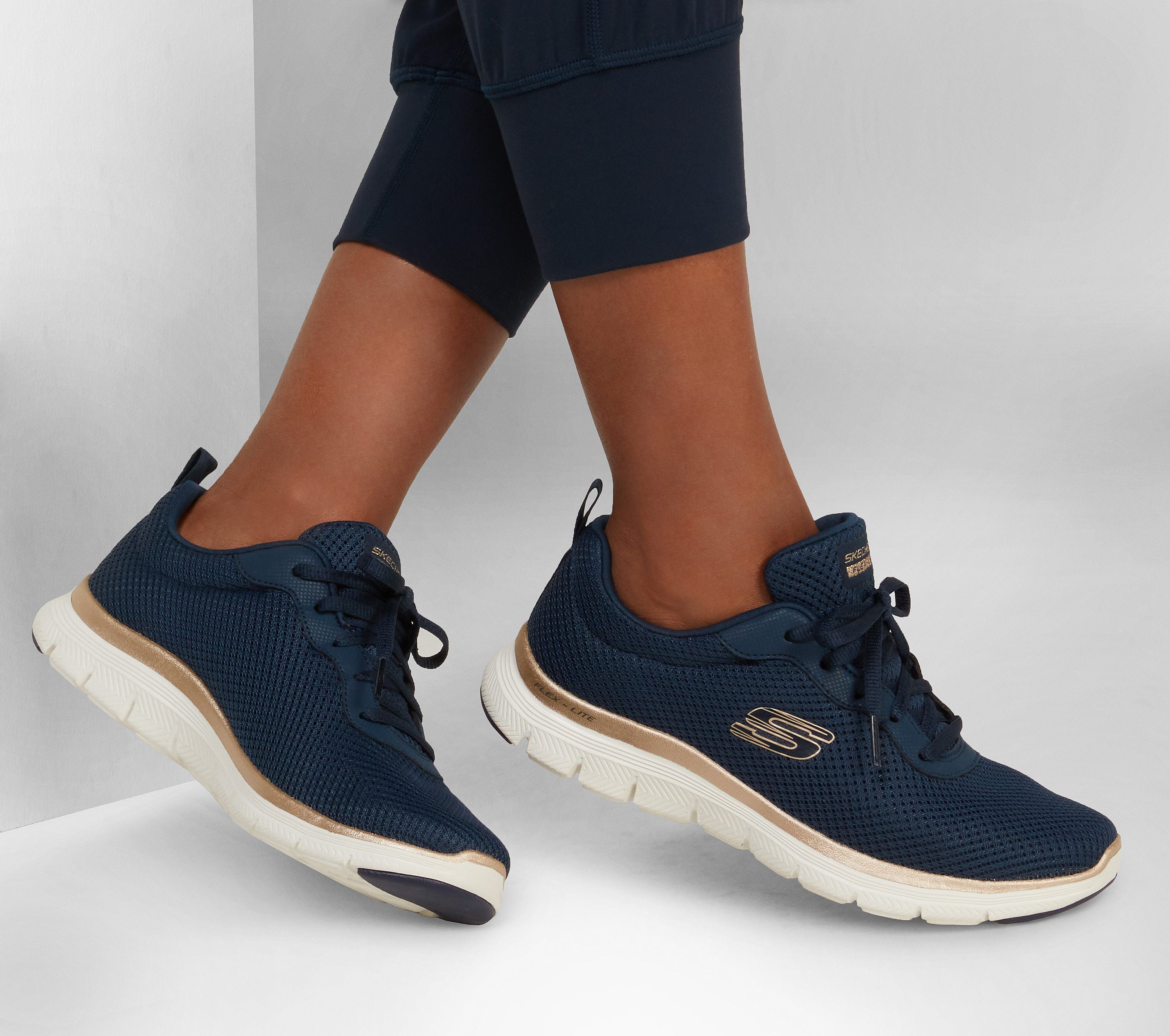 Skechers flex appeal outlet 3.0 navy blue