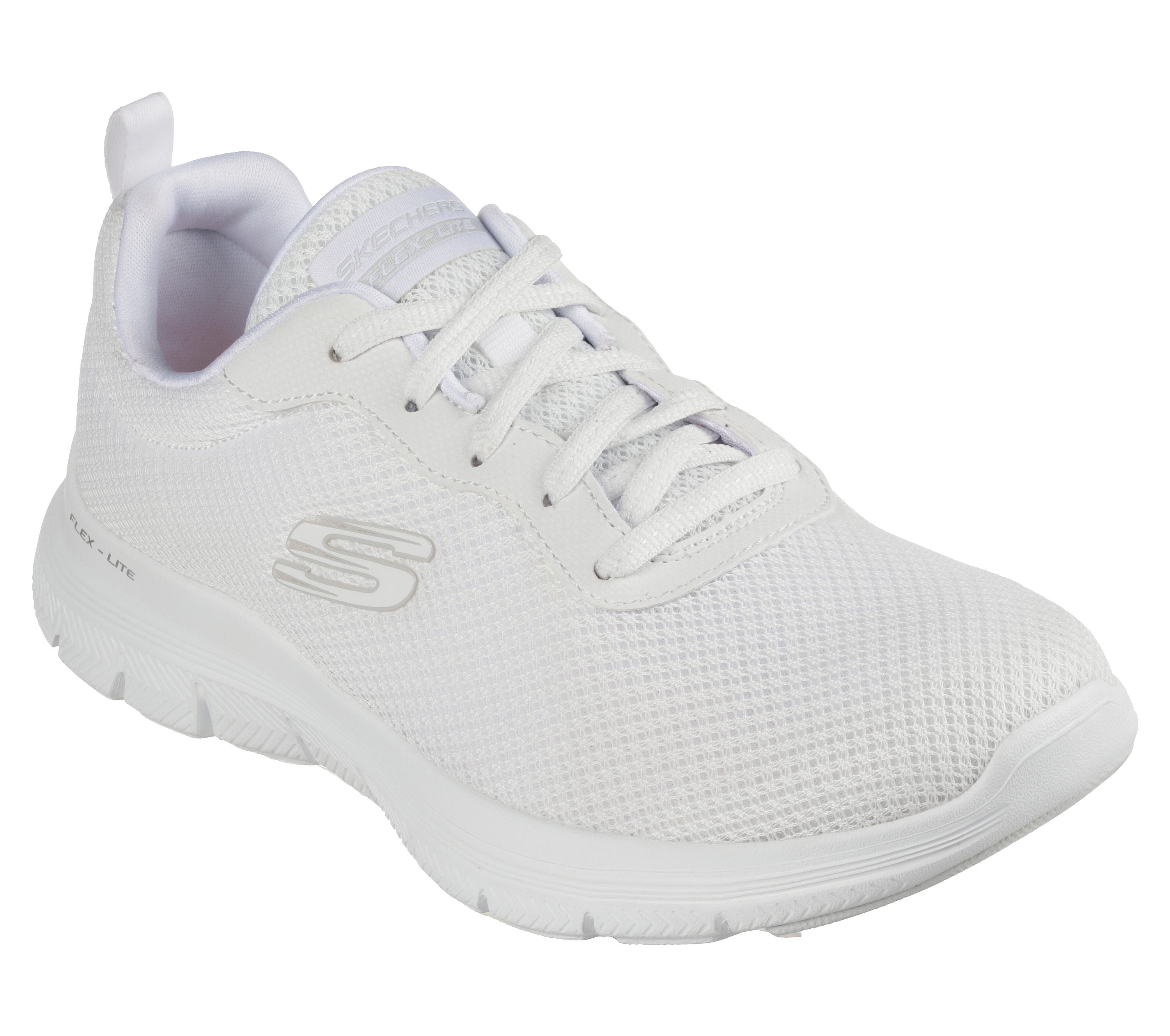 Skechers 149303 Flex appeal 4.0 Brilliant View White trainers Arnouts Shoes