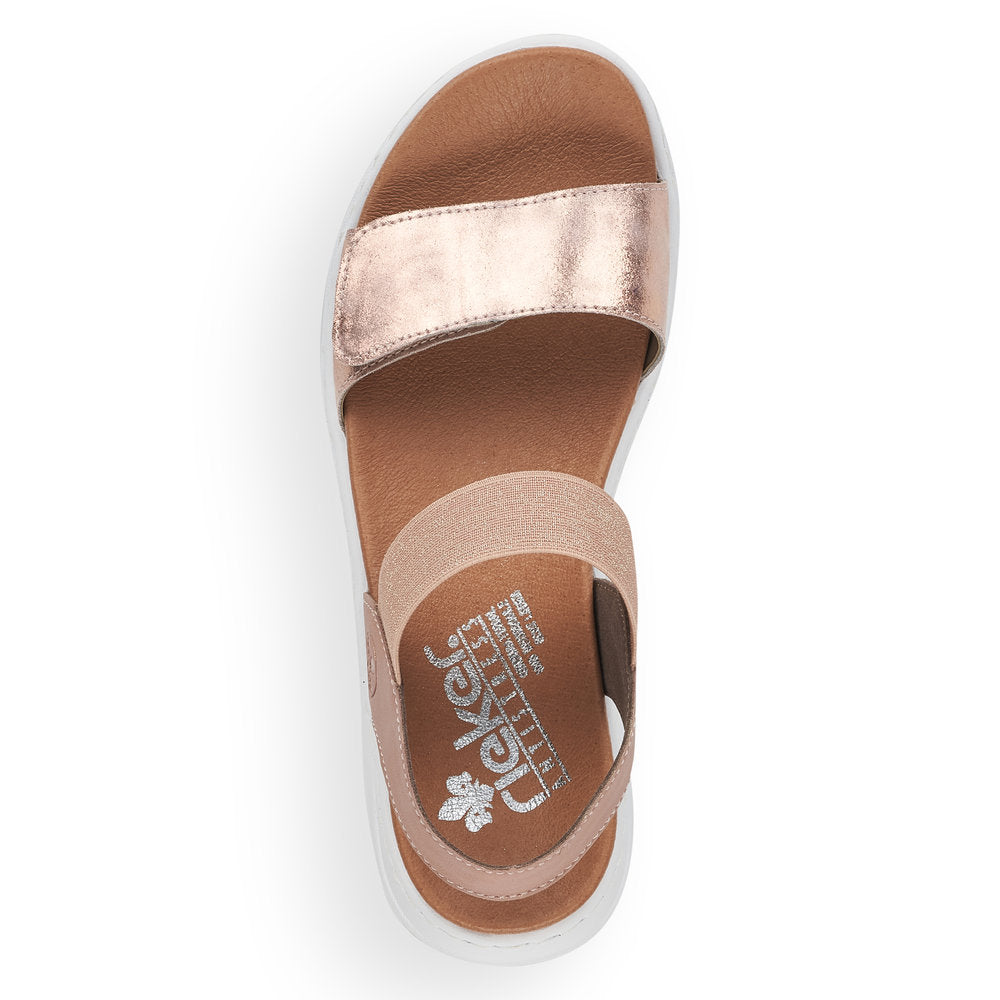 Rieker rose gold on sale shoes