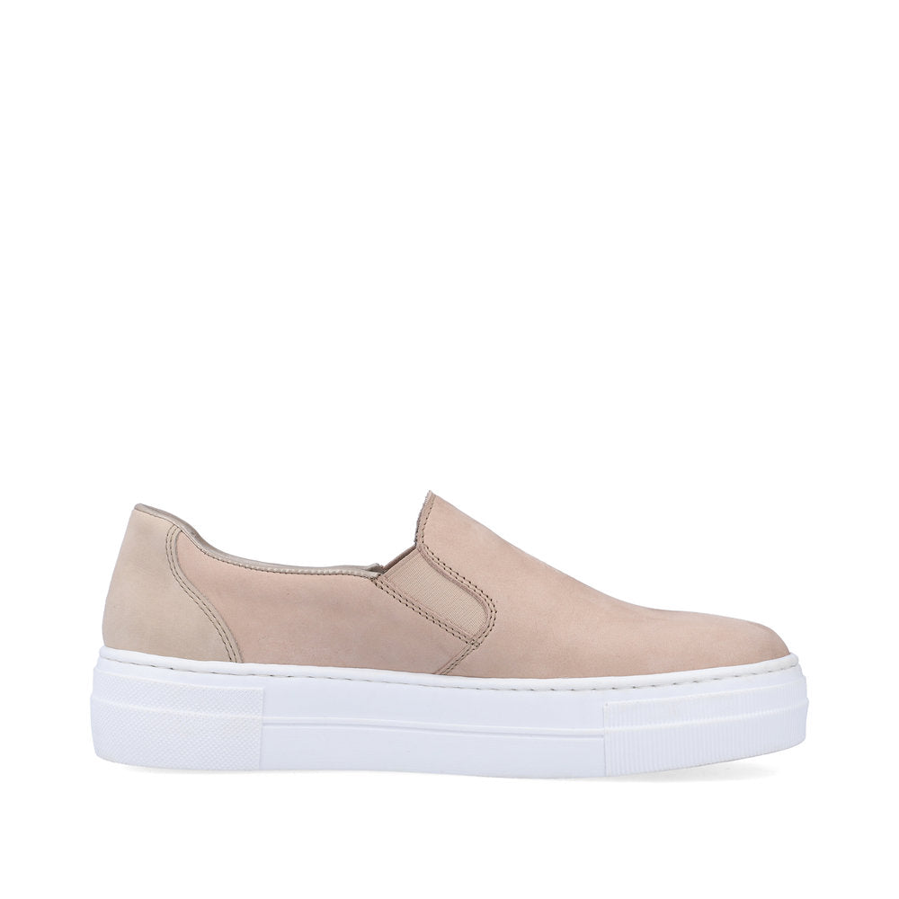 Beige slip on sales sneakers womens