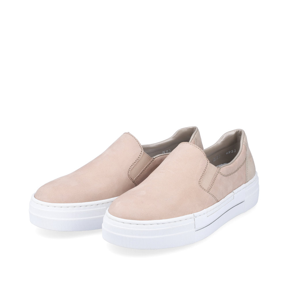 Beige slip hot sale on shoes