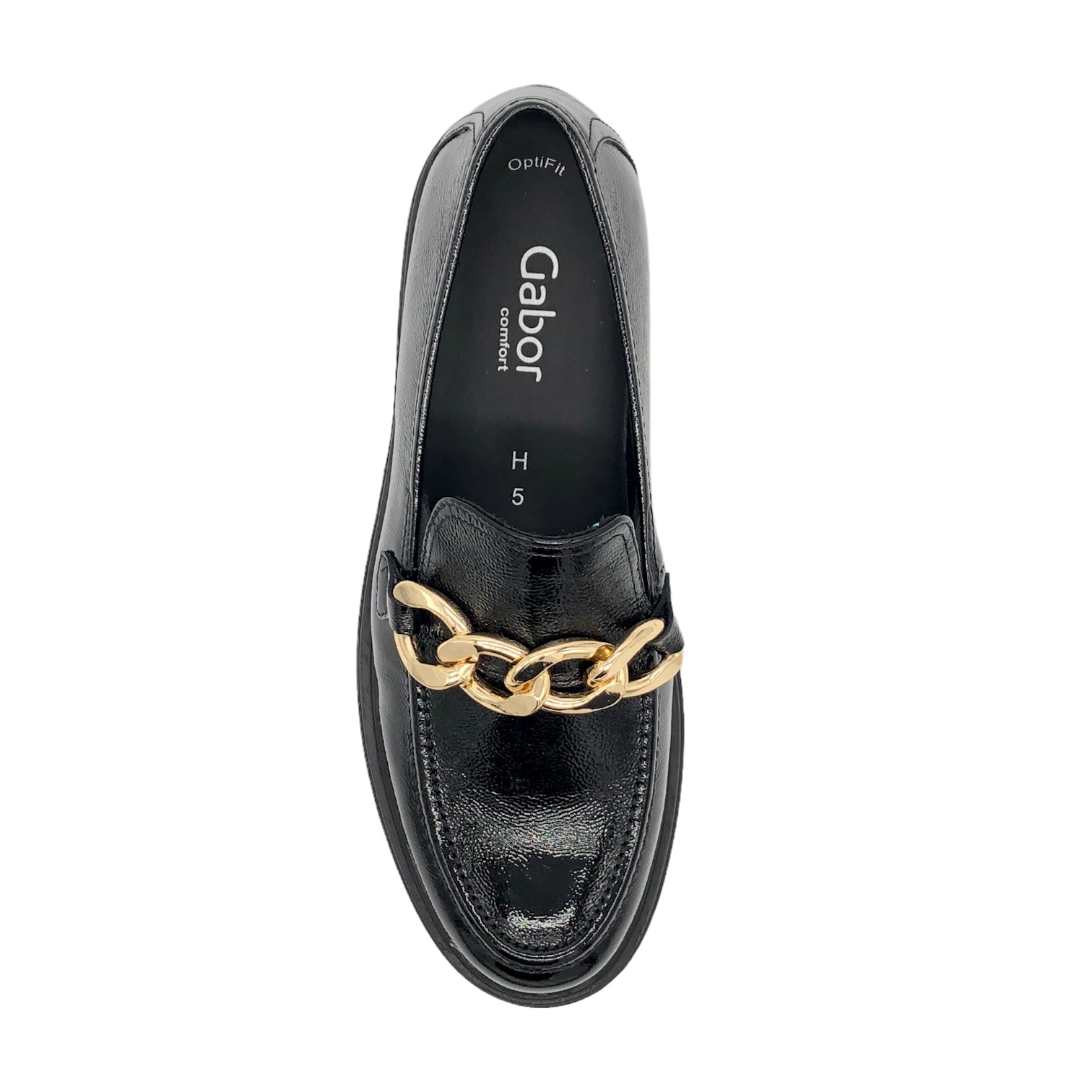 Gabor black hot sale loafers