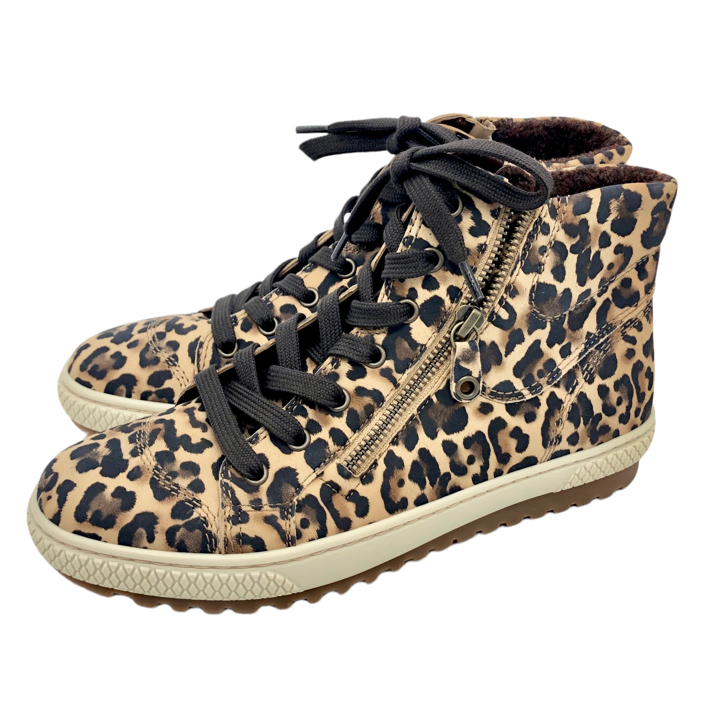 Animal print best sale high tops