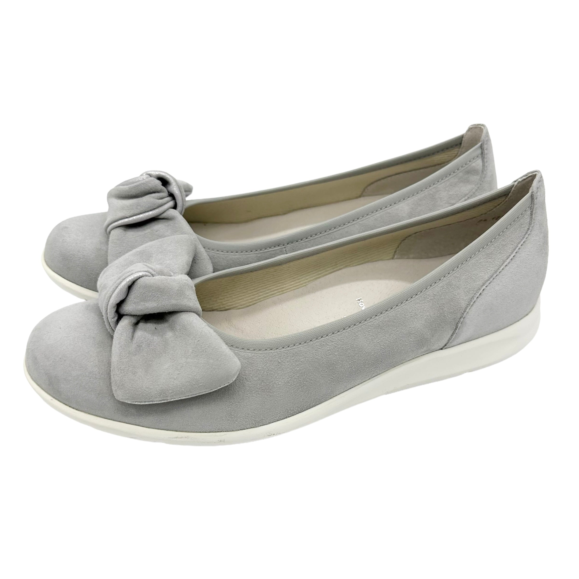 Womens gray flat best sale shoes