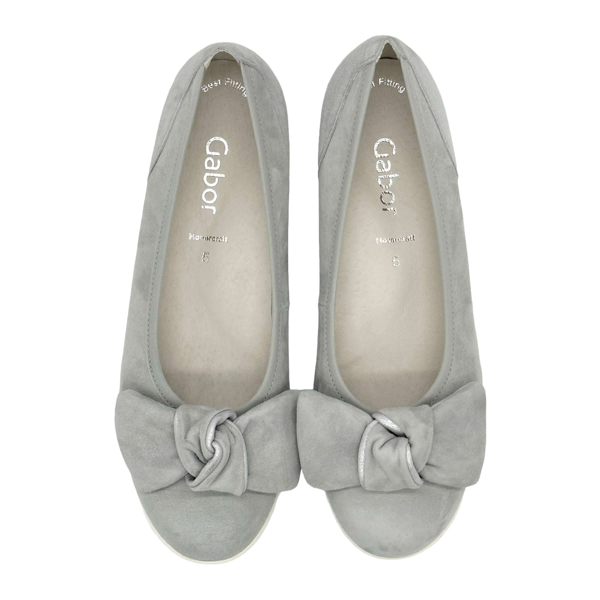 Grey suede hot sale flat shoes