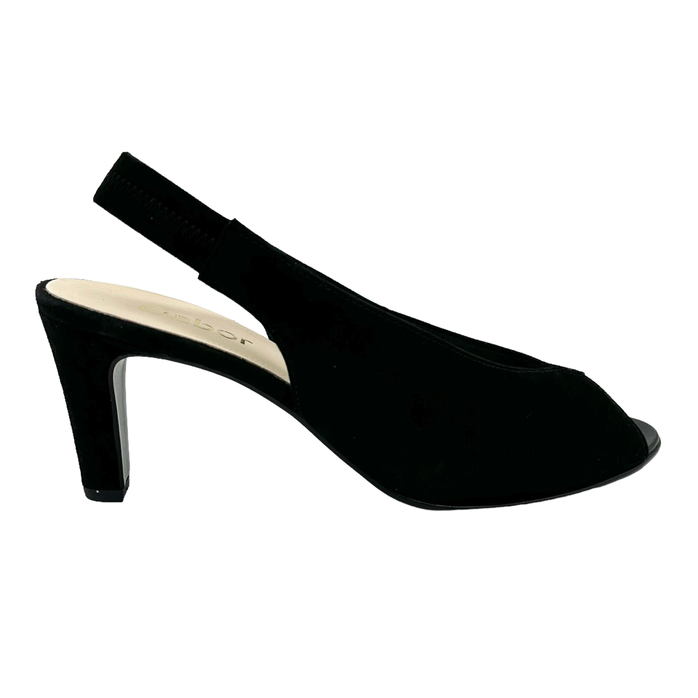 Gabor peep cheap toe shoes