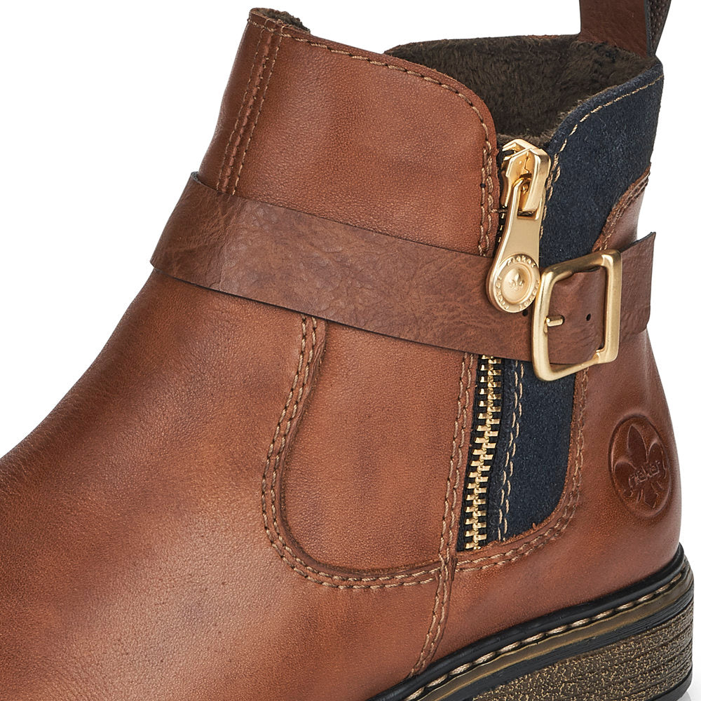 Rieker tan sale boots