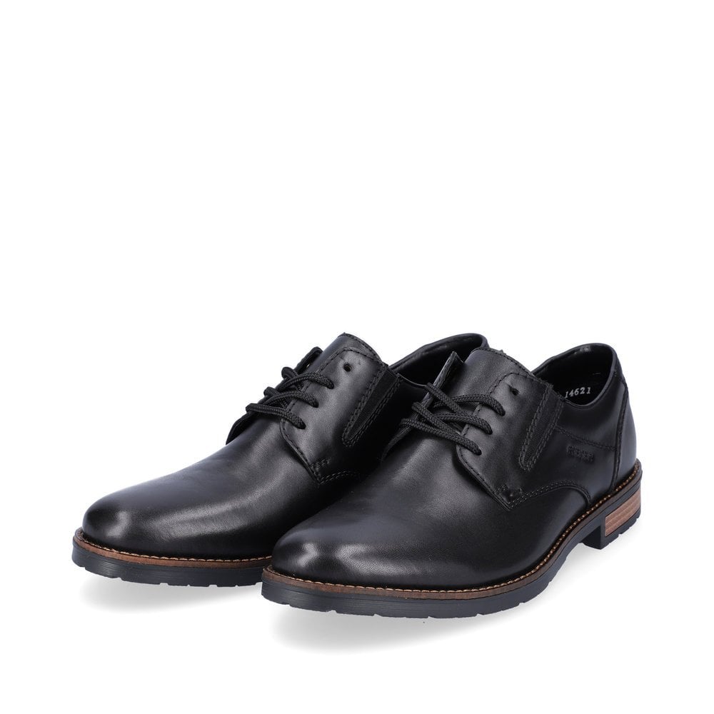 Soft leather black on sale shoes